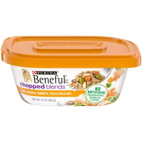 Purina Beneful High Protein Real Chicken Gravy Wet Dog Food 10 oz Tub